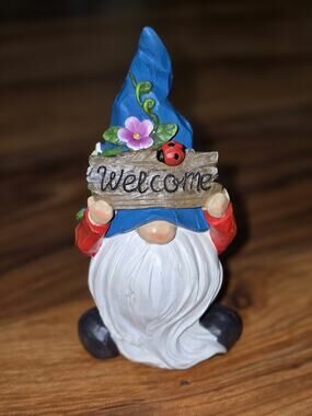 Spring Gnome Gnomes Flower Gnome Dwarf Farmhouse Decor Shelf 5.7x 2.6x 2.0